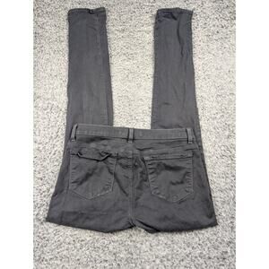 J Brand Jeans Women 30 Gray Mid Rise Straight Denim Made USA The Pencil Leg